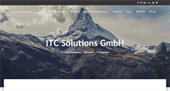 Desktop Screenshot of itc-solutions.ch