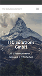 Mobile Screenshot of itc-solutions.ch