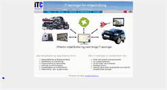 Desktop Screenshot of itc-solutions.no
