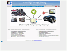 Tablet Screenshot of itc-solutions.no